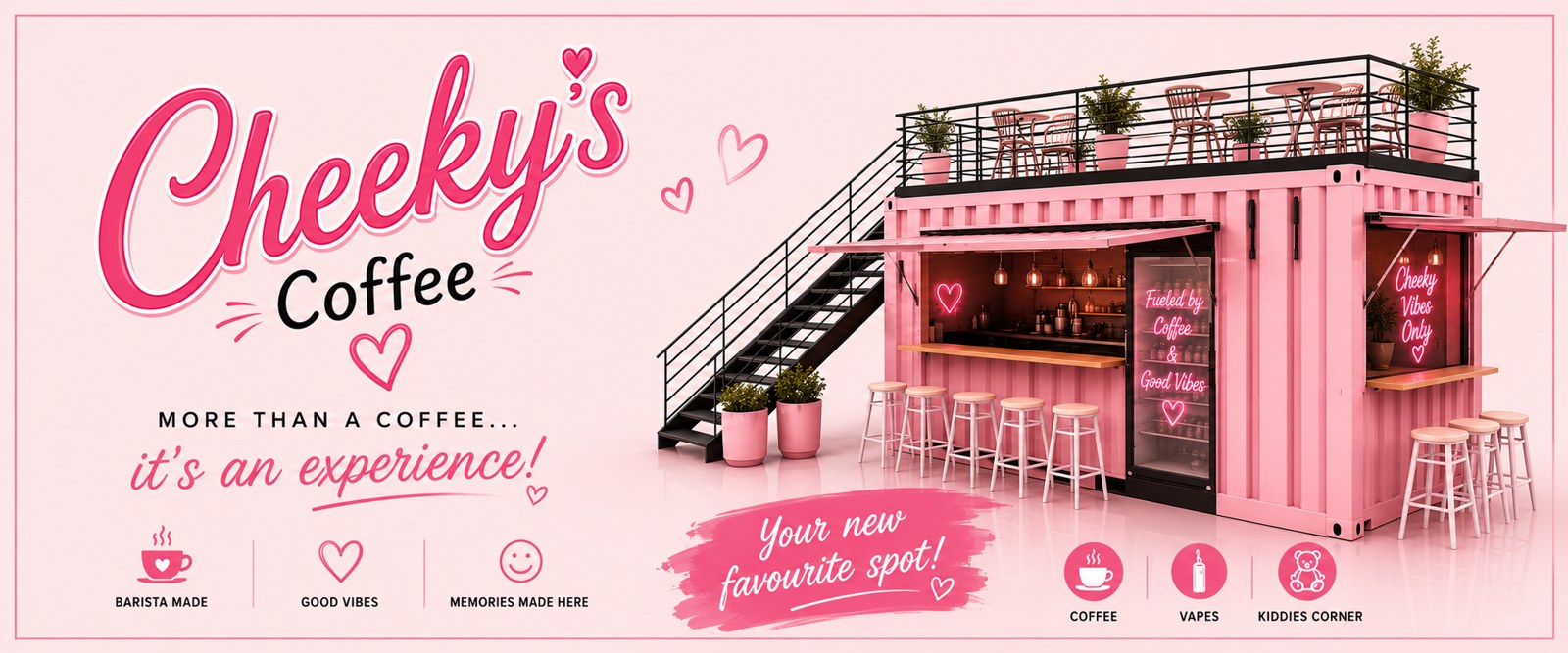 Cheeky's Coffee container café